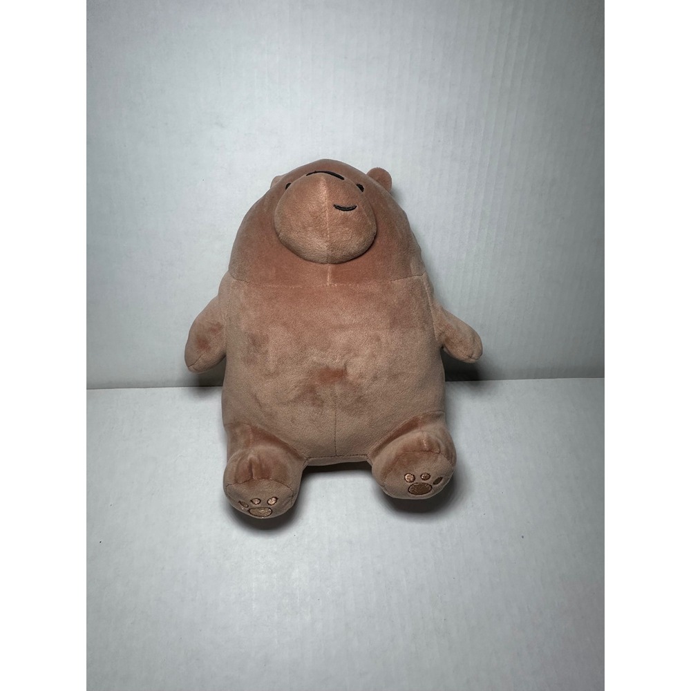 Toy‎ Factory We Bare Bears Grizzly Bear Plush Brown 10 Inch Stuffed Animal Grizz